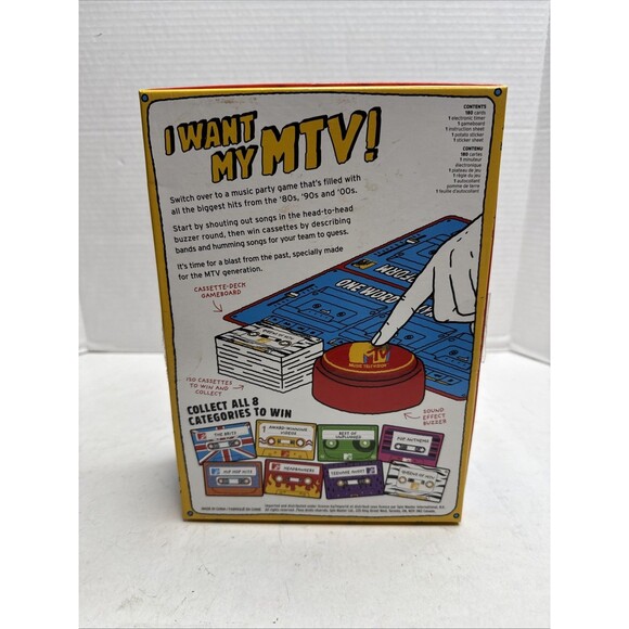 MTV The Throwback Music Party Board Game 4+ Players - Picture 6 of 14